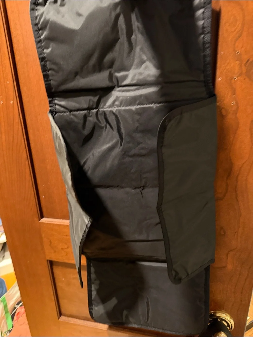 kate spade Black Quilted Nylon Tote with Side Pockets baby diaper bag NWOT